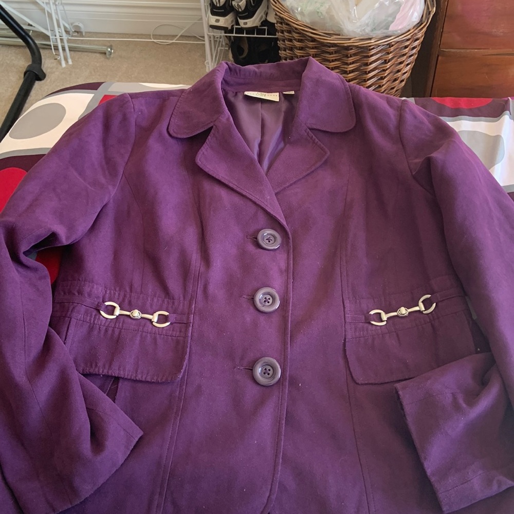 Purple blazer